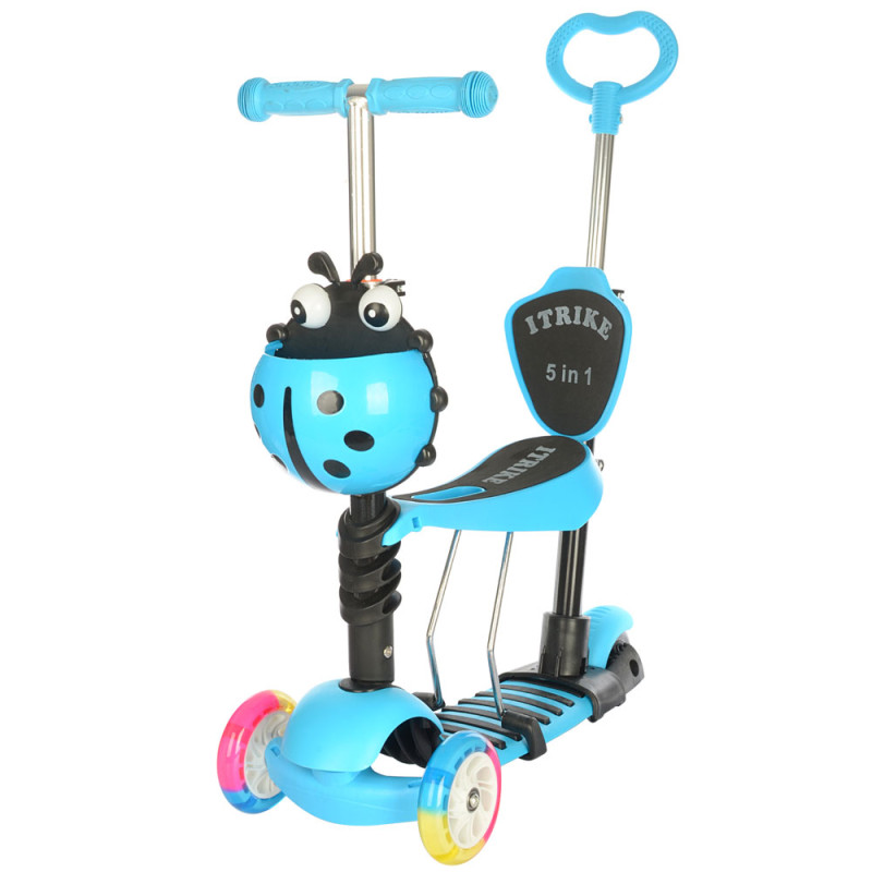 Самокат 5в1 iTrike Maxi JR 3-026-C (blue) Самокат 5в1 iTrike Maxi JR 3-026-C (blue)